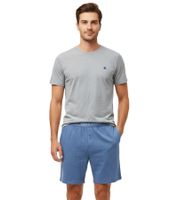 Ensemble shorty 2 pièces léger SCOTCH & SODA pour homme, composé d'un short en coton SSSP25M, disponible en bleu clair, gris marine et gris bleu