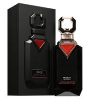 FRENCH AVENUE Amber Empire Eau de Parfum pour Homme, un parfum doux et épicé, pour le corps, flacon noir