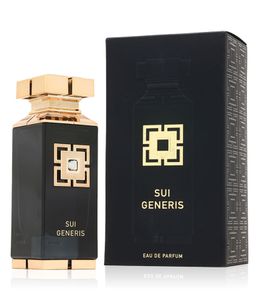 Eau de Parfum Sui Generis pour Homme, Fraîcheur Aromatique et Notes Boisées, 100 ml, Noir/Or