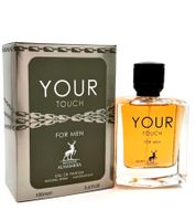 Élégant MAISON ALHAMBRA Your Touch Eau de Parfum Homme, Parfum Corps Aromatique et Frais, 30 ml Argent