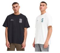 Camiseta clásica de cuello redondo SOLID SDRowdy para hombre (21108686) en negro o blanco