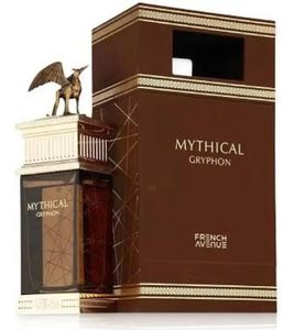 FRENCH AVENUE Mythical Gryphon Eau de Parfum Homme, Parfum Boisé et Épicé, Brun