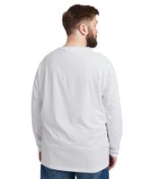 Camicia a maniche lunghe girocollo da uomo Classic SOLID SDBedon BT, taglie forti 21300882-ME-110601 bianca