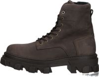 Botines de mujer BULLBOXER de alta calidad, con cordones, de piel auténtica, en verde oliva o marrón.