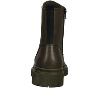 Botines de mujer BULLBOXER de alta calidad, con cordones, de piel auténtica, en verde oliva o marrón.