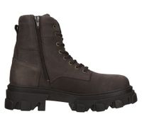Botines de mujer BULLBOXER de alta calidad, con cordones, de piel auténtica, en verde oliva o marrón.