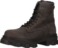 Botines de mujer BULLBOXER de alta calidad, con cordones, de piel auténtica, en verde oliva o marrón.