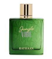 Rayhaan Gungle Vibe Herren Eau de Parfum frisch-zitrischer Körper-Duft Parfüm 100ml Grün
