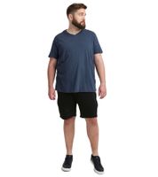 Classic SOLID SDTaras BT men's sweat shorts with drawstring (plus sizes 21300891) in blue, grey, or black