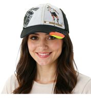 WORLDCUP LEGENDS Unisex Baseball Cap – National Team Design – Cotton Cap – Curved Brim – Distressed Look – Available in Blue/White, Black/White, Yellow/Multicolor, and Red/Multicolor