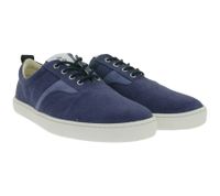 GROUNDIES La Paz Women's Lightweight Barefoot Shoes, Low-Top Mesh Sneakers with TrueSense Sole, Sustainable and Vegan Lace-Up Shoes, GND-130264-07, Dark Blue
