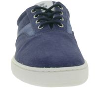 GROUNDIES La Paz Women's Lightweight Barefoot Shoes, Low-Top Mesh Sneakers with TrueSense Sole, Sustainable and Vegan Lace-Up Shoes, GND-130264-07, Dark Blue