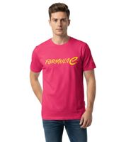 Formula E Men's Cotton T-Shirt with Formula E Logo – Summer Shirt available in White, Navy, Blue, Pink, or White