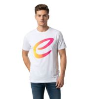 Formula E Men's Cotton T-Shirt with Formula E Logo – Summer Shirt available in White, Navy, Blue, Pink, or White