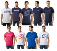 Formula E Men's Cotton T-Shirt with Formula E Logo – Summer Shirt available in White, Navy, Blue, Pink, or White