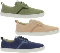 Scarpe barefoot leggere GROUNDIES La Paz – sneakers basse da donna in tessuto con suola TrueSense; sostenibili e vegane (GND-130264) – Rosa, Kaki o Blu scuro