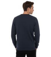 ZWILLINGSHERZ MOIN HEIMAT Sudadera de hombre - Jersey marítimo de invierno con cuello redondo (47061-5 Azul oscuro)