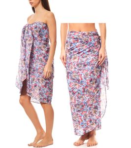 MAUI WOWIE gemusterter Pareo Strand-Kleid Rock Bademode Bunt MAUI WOWIE gemusterter Pareo Strand-Kleid Rock Bademode Bunt