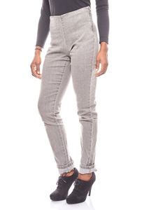 Cheer plain ladies Jeggings long size gray