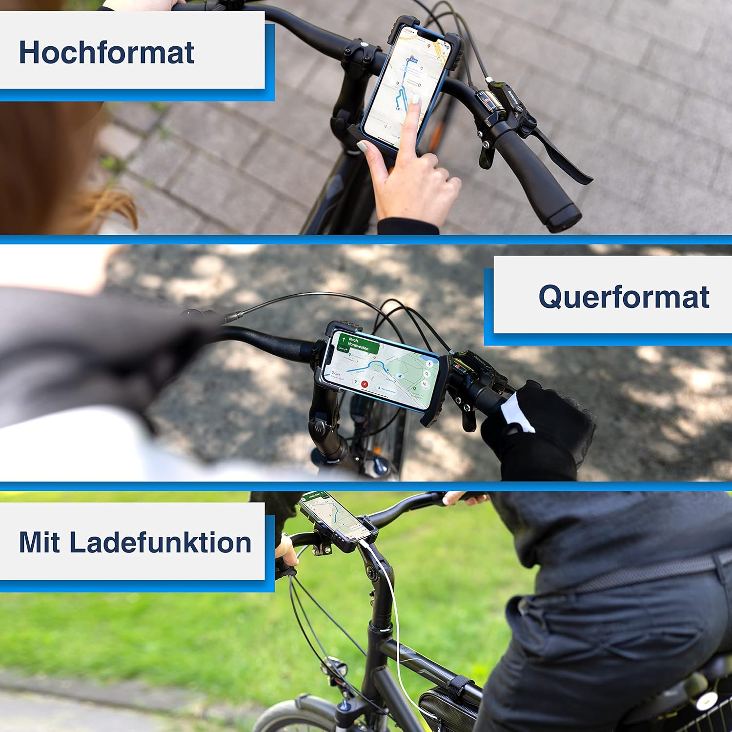 Valkental PhoneFix - Handyhalterung am Fahrradlenker mit Diebstahlschutz |  sportkopf Helme & Brillen