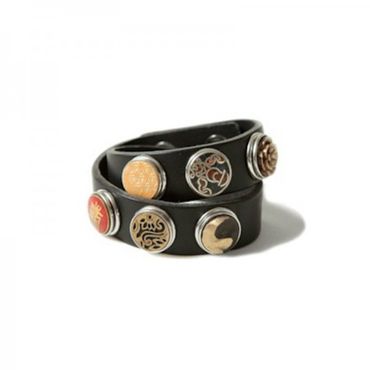 Noosa Armband Wrap Bracelet Double Skinny black-black