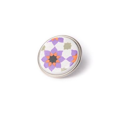 Noosa Chunk 098 Souk Tile purple/ white-ceramic