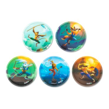 Ergobag Klettie-Set 5-teilig Ninjas