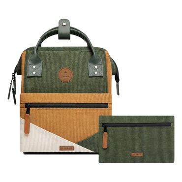 Cabaïa Adventurer Small Doha Green Velvet - Rucksack