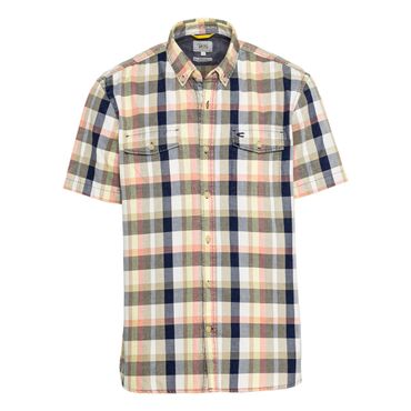 Camel Active 409219-1S79 Karohemd Mit Kurzen Armen