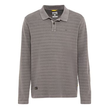 Camel Active 409865-1P01 Langarm-Poloshirt Aus Baumwolle