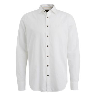 PME Legend Long Sleeve Shirt Cotton Linen 2 Tone - Herren Shirt