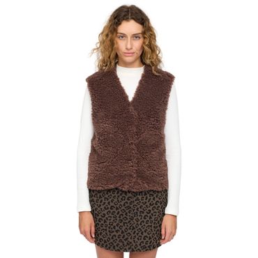 Mazine Faux-Fur Vest - Kunstfellweste