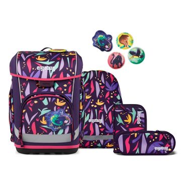 Ergobag Cubo Light Ambärzonas - 5-teiliges Schulranzenset