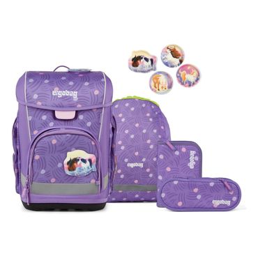 Ergobag Cubo Light Ponybäradies - 5-teiliges Schulranzenset