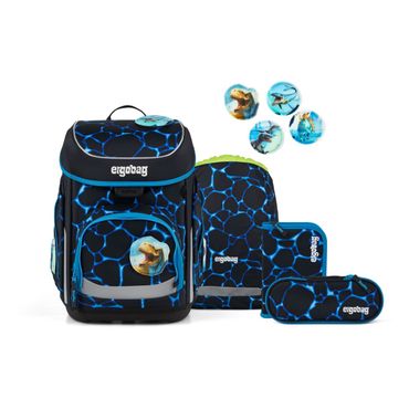 Ergobag Cubo Bärassic Garden - 5-teiliges Schulranzenset