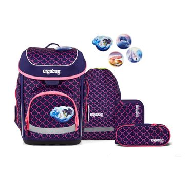 Ergobag Cubo Perlentauchbär  - 5-teiliges Schulranzenset