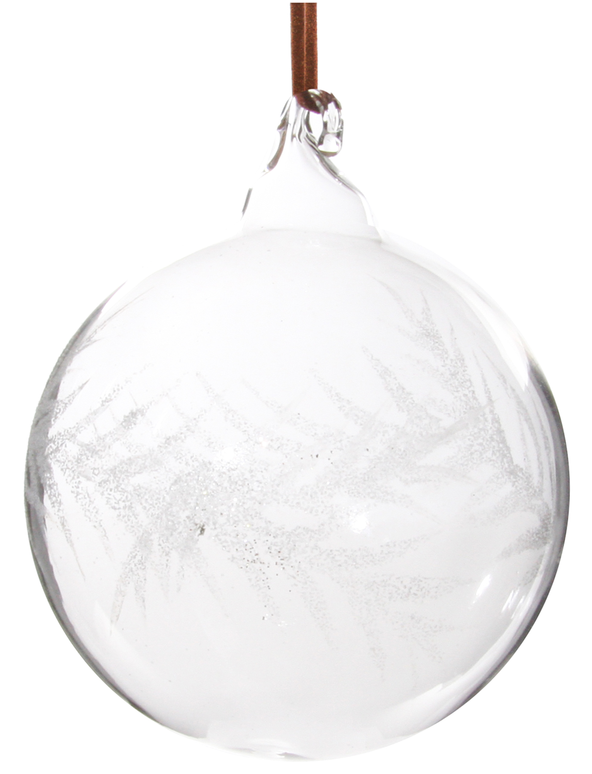 Christbaumkugel Transparent Glas
