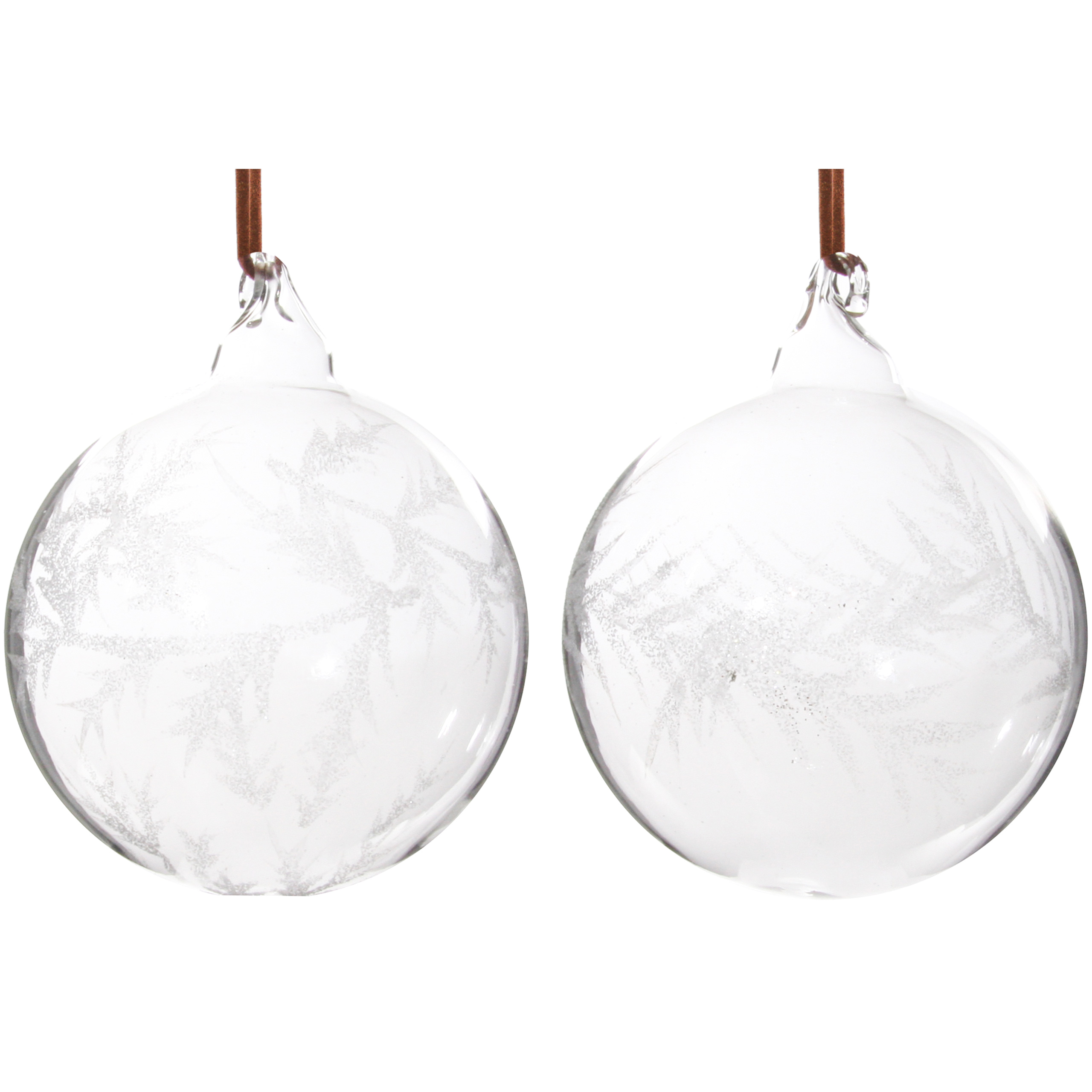 Christbaumkugel Transparent Glas
