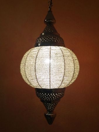 Moroccan Ceiling Lamp Shadia Silver Colored Lights Moroccan Ceiling Lamp Shadia Silver Colored