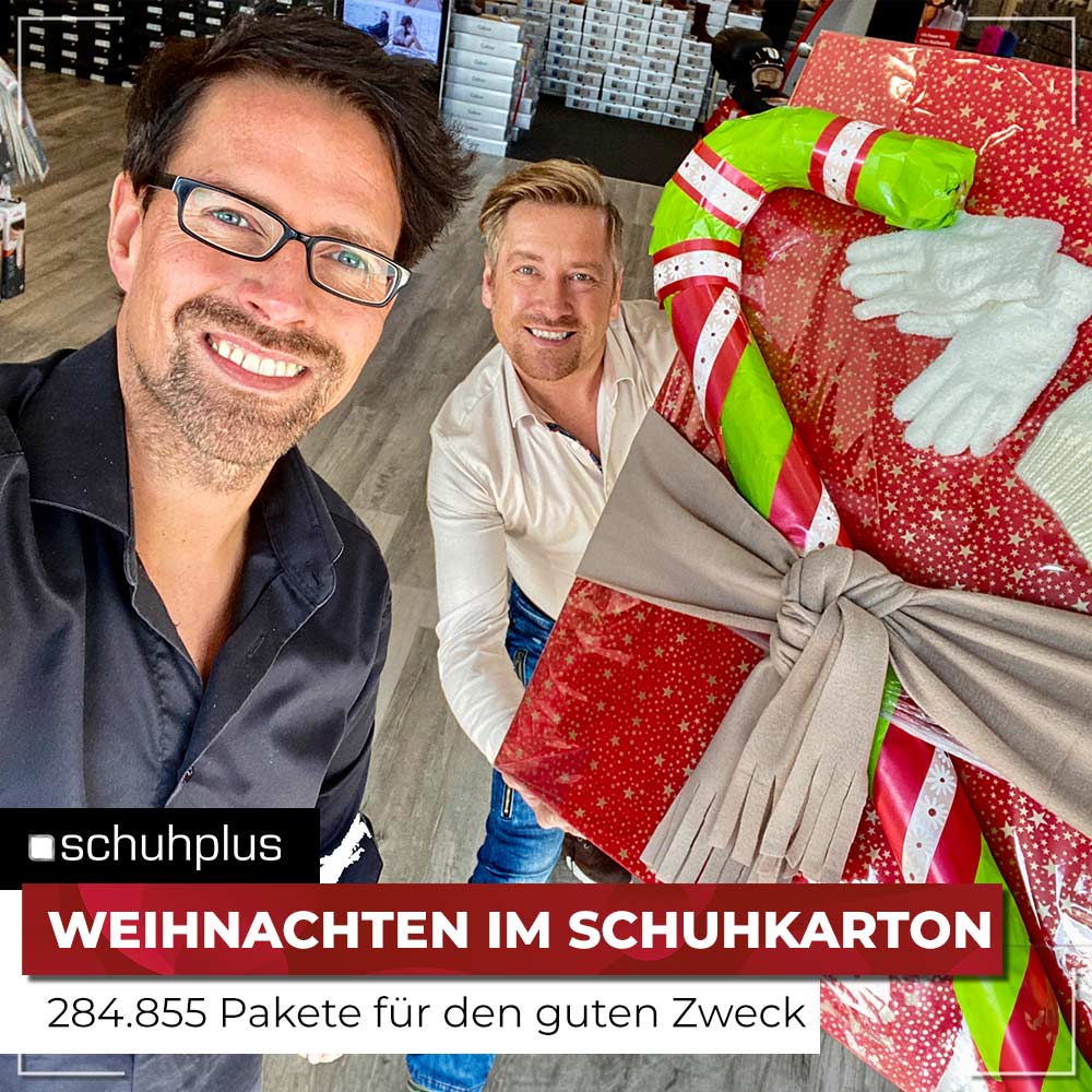 Weihnachten im Schuhkarton 284.855 Pakete für den guten Zweck