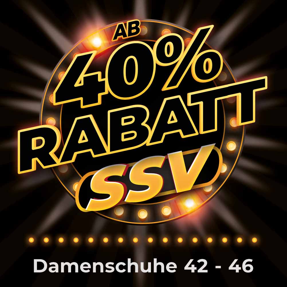 SSV bei schuhplus – Damenschuhe in Übergrößen 42–46 mit 40–45% Rabatt