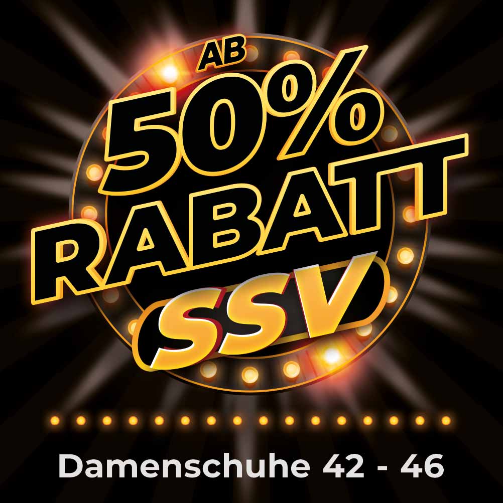 SSV bei schuhplus – Damenschuhe in Übergrößen 42–46 mit 50–60% Rabatt