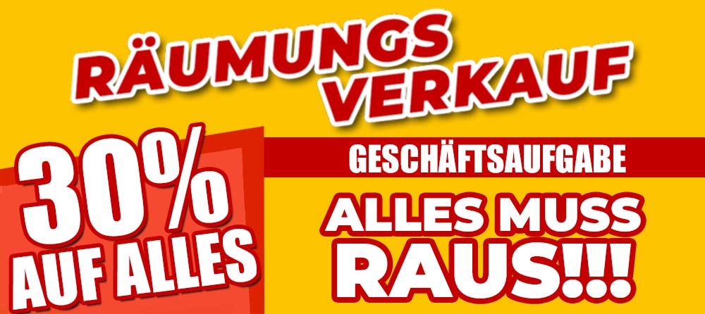 RÄUMUNGSVERKAUF
