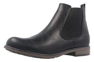 FITTERS FOOTWEAR - Katty - Damen Chelsea Boots - Schwarz Schuhe in Übergrößen