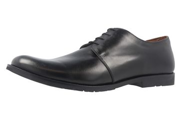 MANZ - Herren Business Schuhe - Salerno - Schwarz Schuhe in Übergrößen