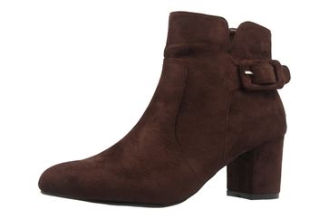 ANDRES MACHADO - Damen Stiefeletten - Braun Schuhe in Übergrößen