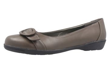 Andres Machado Ballerinas in Übergrößen Braun AM5111 Soft Siena große Damenschuhe