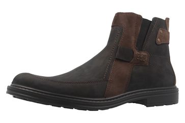 JOMOS - Herren Boots - Schwarz/Braun Schuhe in Übergrößen