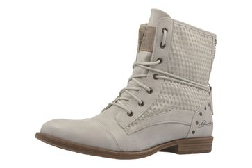 Mustang Shoes Boots in Übergrößen Elfenbein 1157-542-203 große Damenschuhe