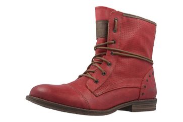 MUSTANG - Damen Boots - Rot Schuhe in Übergrößen
